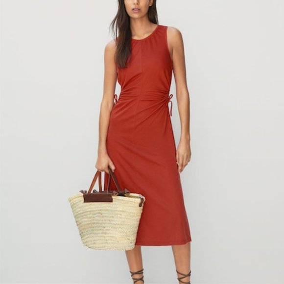 Side slit dress | MANGO - Picture 5 of 6